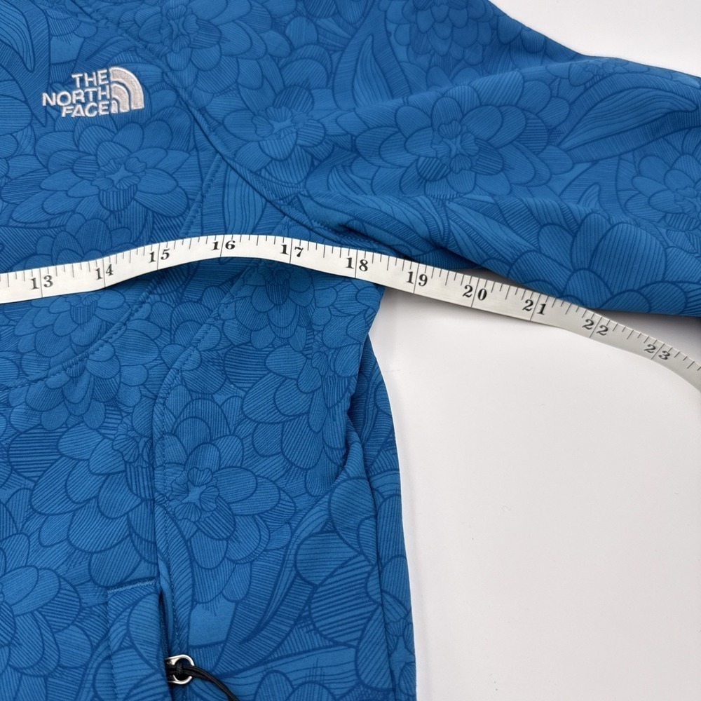 North Face Apex Bionic Softshell Jacket Blue Botanical Print Womens Sz Small - Picture 11 of 12